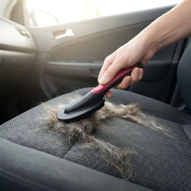 Brosse anti poils d'animaux – décolle les poils que l'aspirateur laisse