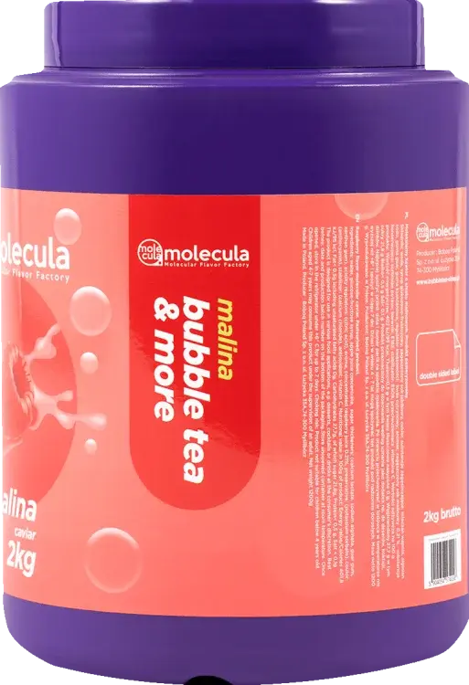 Bubble Tea Billes Éclatantes Framboise 2kg - Caviar Moléculaire Nouveau