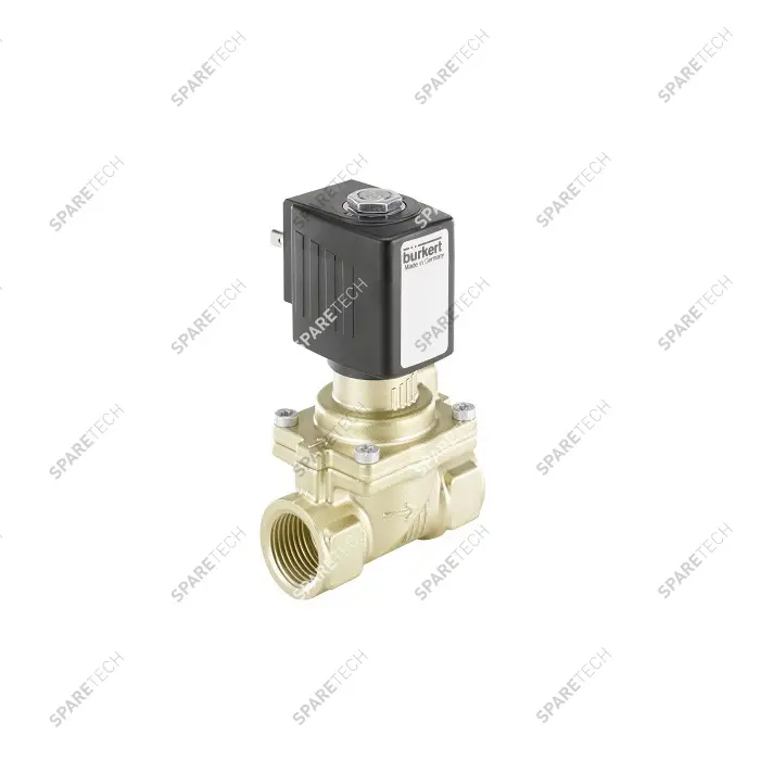Bürkert Electrovanne Laiton BP Hors Gel No 6281 B 24VAC - Lavage Auto