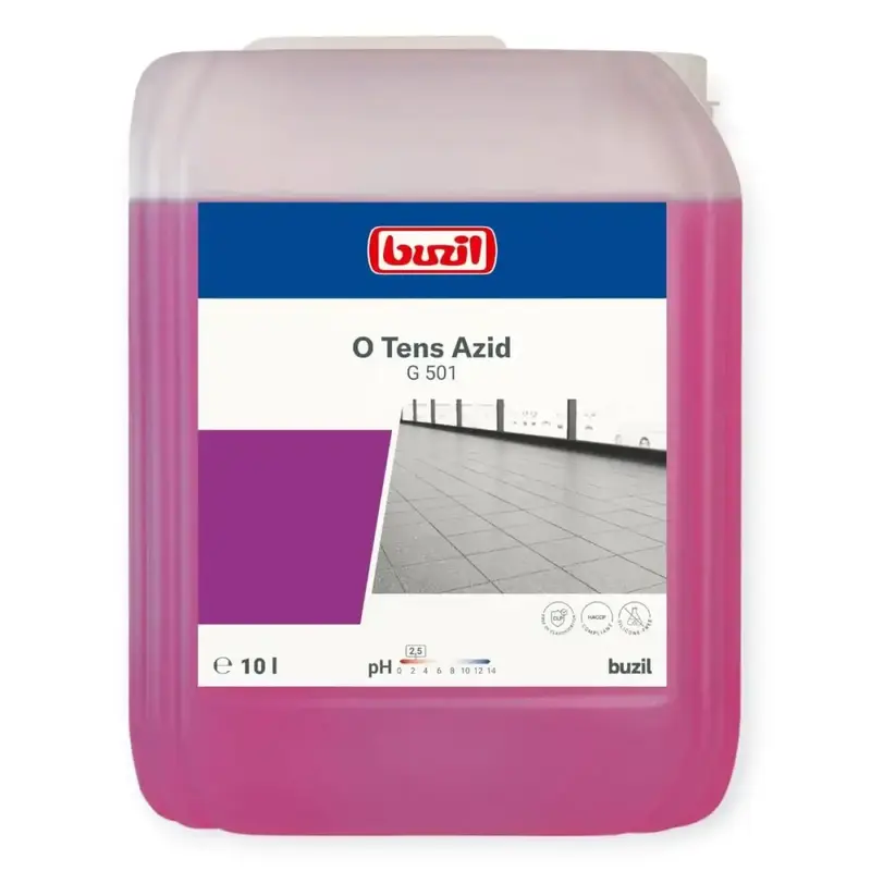 Buzil O Tens Azid G501 Nettoyant pour grès cérame sans tensioactifs 10l