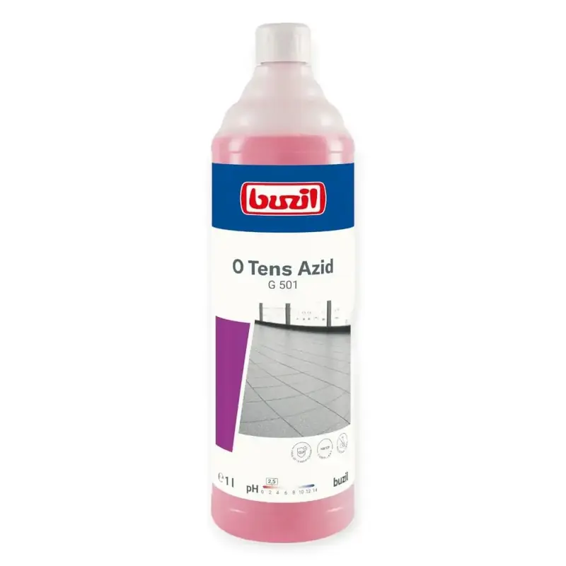 Buzil O Tens Azid G501 Nettoyant pour grès cérame sans tensioactifs 1l