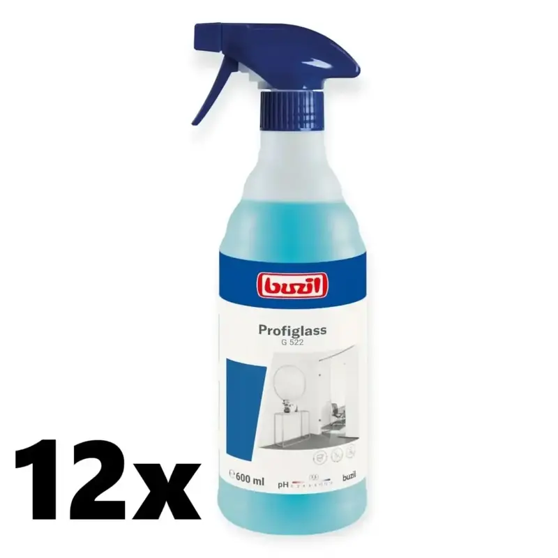 BUZIL Profiglass G522 nettoyant vitres 600 ml 12 pièces