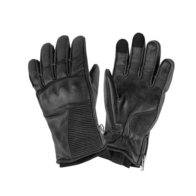 By City Gants de moto Detroit Noir