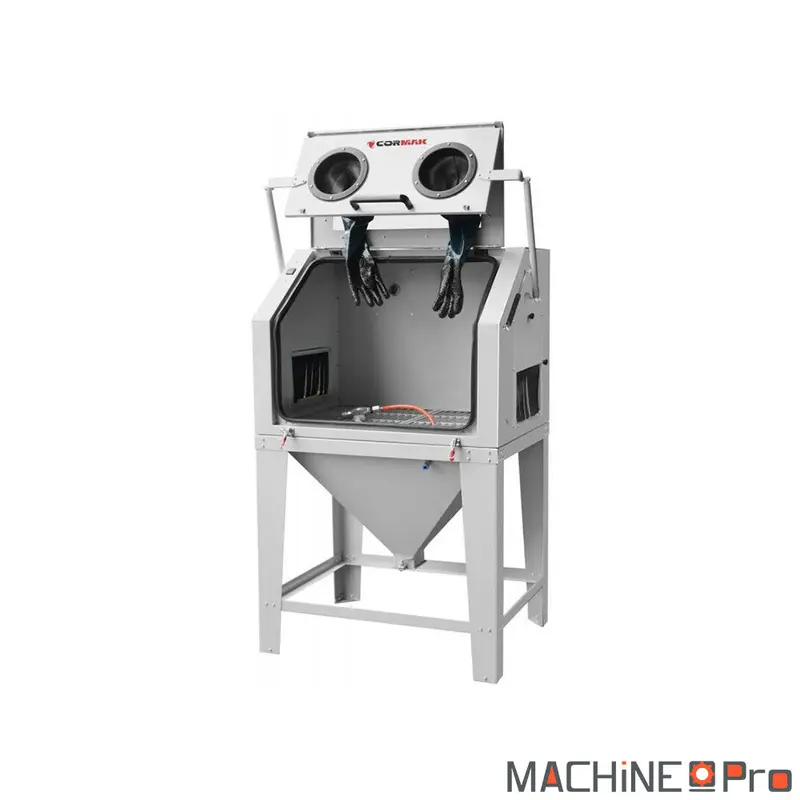 Cabine de sablage 350L CORMAK KDP350TOP avec aspiration DC15