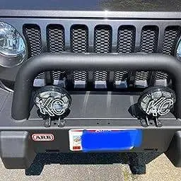 Cache pour Treuil - Protection sur Pare-choc ARB Deluxe BullBar Jeep Wrangler JK