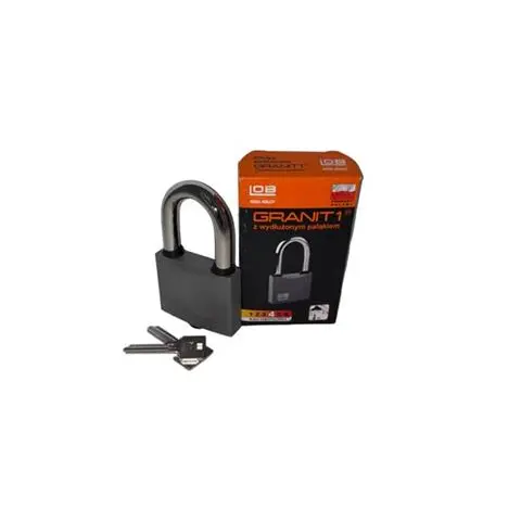 Cadenas LOB GRANIT 1 XT Anti-effraction Acier trempé, 2 clés