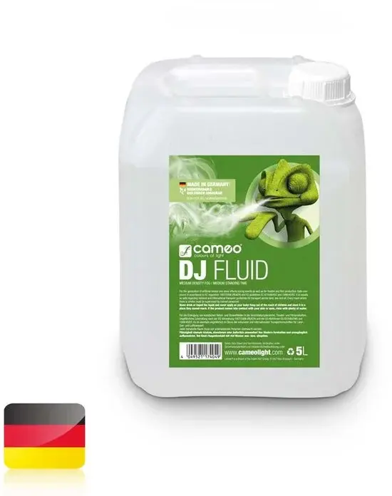 Cameo DJ FLUID 5 L Fluide de brouillard - Nouveau Outlet