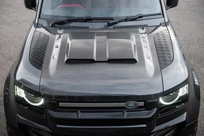 Capot Carbone Ventrilé KAHN Luxe - Defender 90/110/130 (2020+)