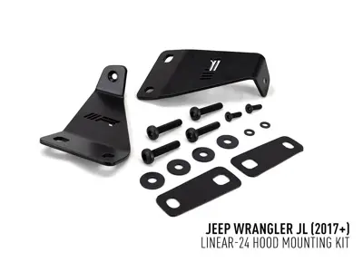 Capot Kit de montage Jeep Wrangler JL (2017+) pour Linear-24 LAZER LAMPS
