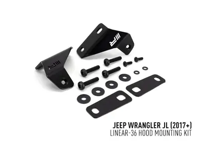 Capot Kit de montage Jeep Wrangler JL (2017+) pour Linear-36 LAZER LAMPS