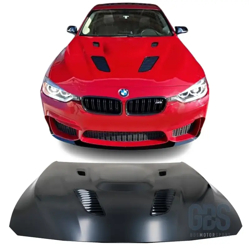 Capot moteur M3 GTS 4 découpes buses d'admission BMW F30 Berline F31 Touring