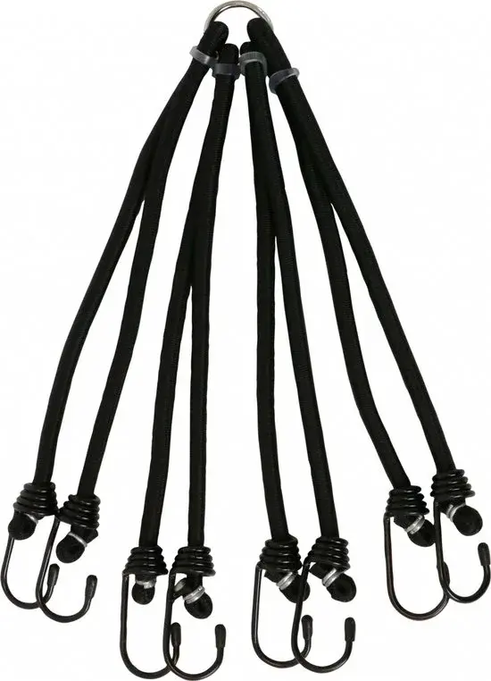 Carpoint Spinbinder 8-armig Ø8mm 55cm Zwart - Nieuw Outlet