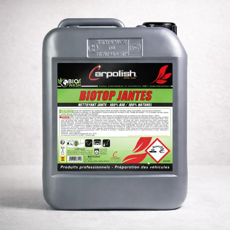 Carpolish Biotop Jantes – Nettoyant jantes biodégradable anti-carbonisation frein pro