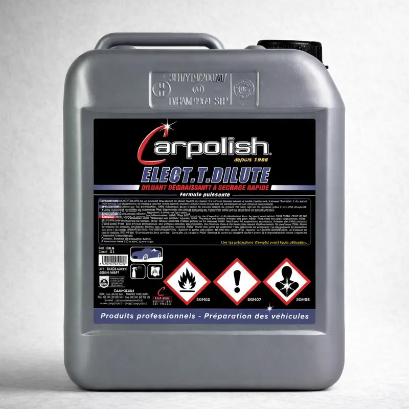 Carpolish Elect.T.Dilute – Diluant dégraissant séchage rapide haute performance pro