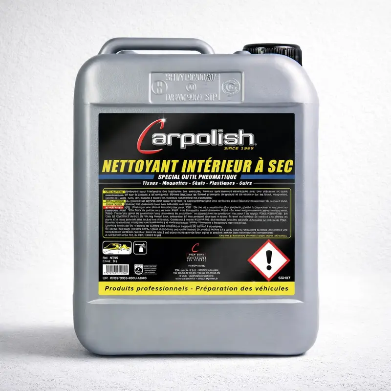 Carpolish Nettoyant Universel à Sec – Détachant intérieur concentré tissus cuir plastique