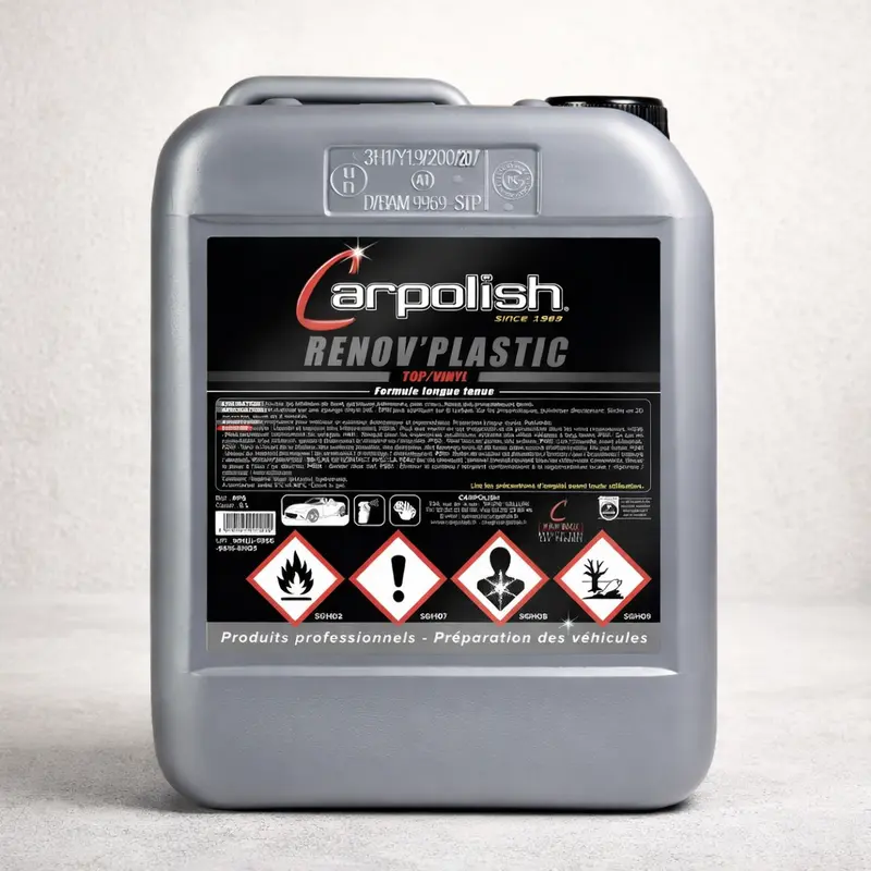 Carpolish Top Vinyl – Rénovateur pneu et plastiques extérieurs brillant durable pro