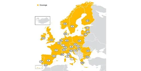 Carte de navigation pour DVD90 Navi, Europe 2014/15 - Opel
