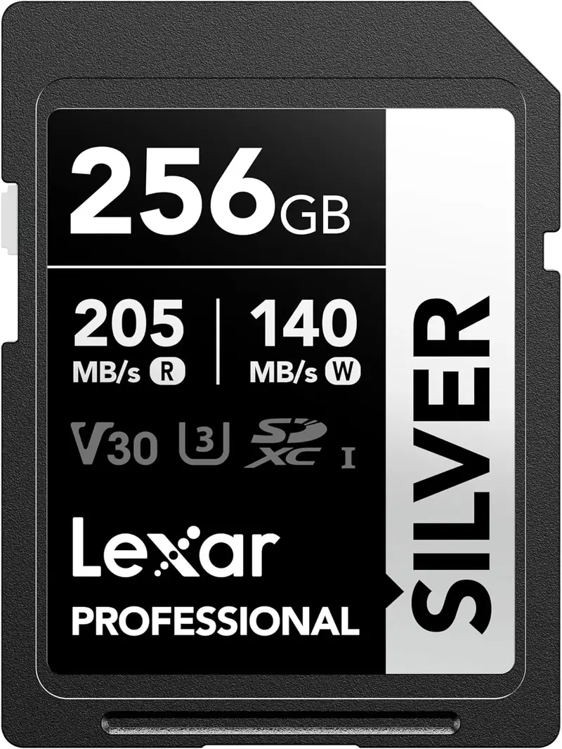 Carte SD Lexar Silver 256 Go V30 - Nouveau Outlet