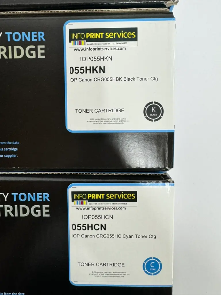 Cartouche de toner cyan Canon 005HCN (marque maison), environ 5 900 pages
