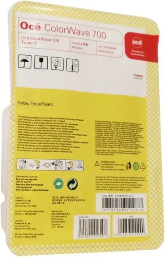 Cartouche de toner jaune CANON Océ ColorWave B2B13.2A | Neuve