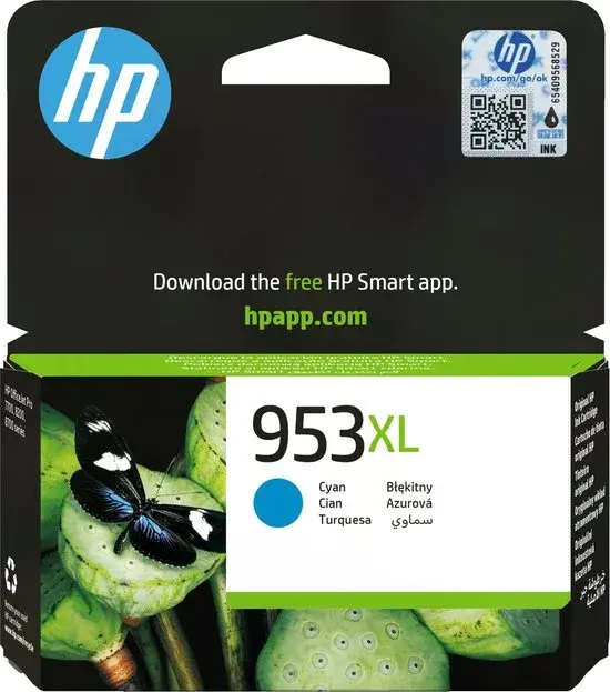Cartouche d'encre cyan haute capacité HP 953XL | Neuve