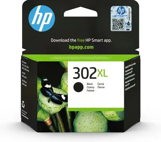Cartouche d'encre HP 302XL noire authentique | Neuve