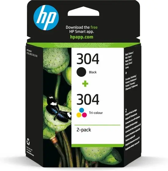 Cartouche d'encre HP 304 Noir et Couleur - Nouveau Outlet