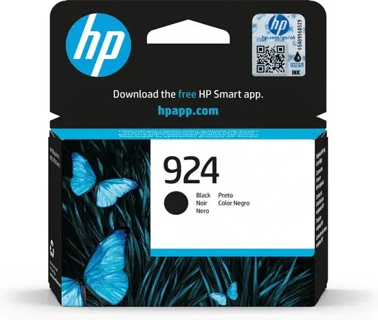 Cartouche d'encre noire HP 924 authentique | Neuve