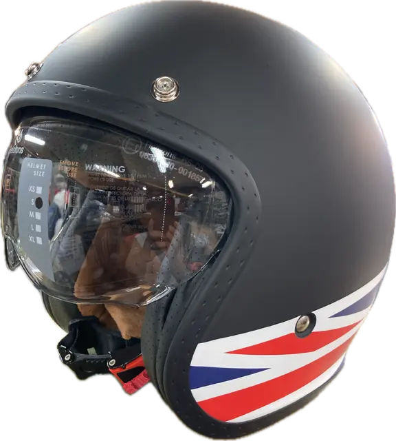 CASQUE HELSTONS UNION JACK FLAG