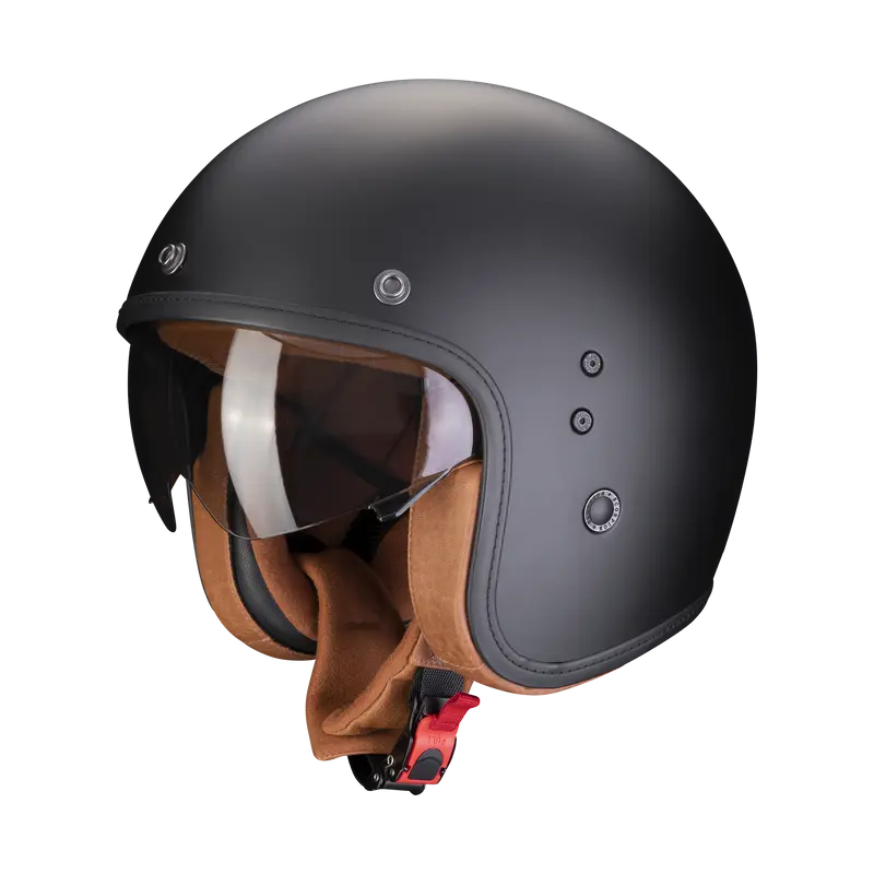 CASQUE SCORPION BELFAST EVO LUXE NOIR MAT