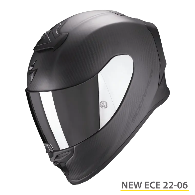 CASQUE SCORPION EXO R1 EVO CARBON AIR SOLID NOIR MAT