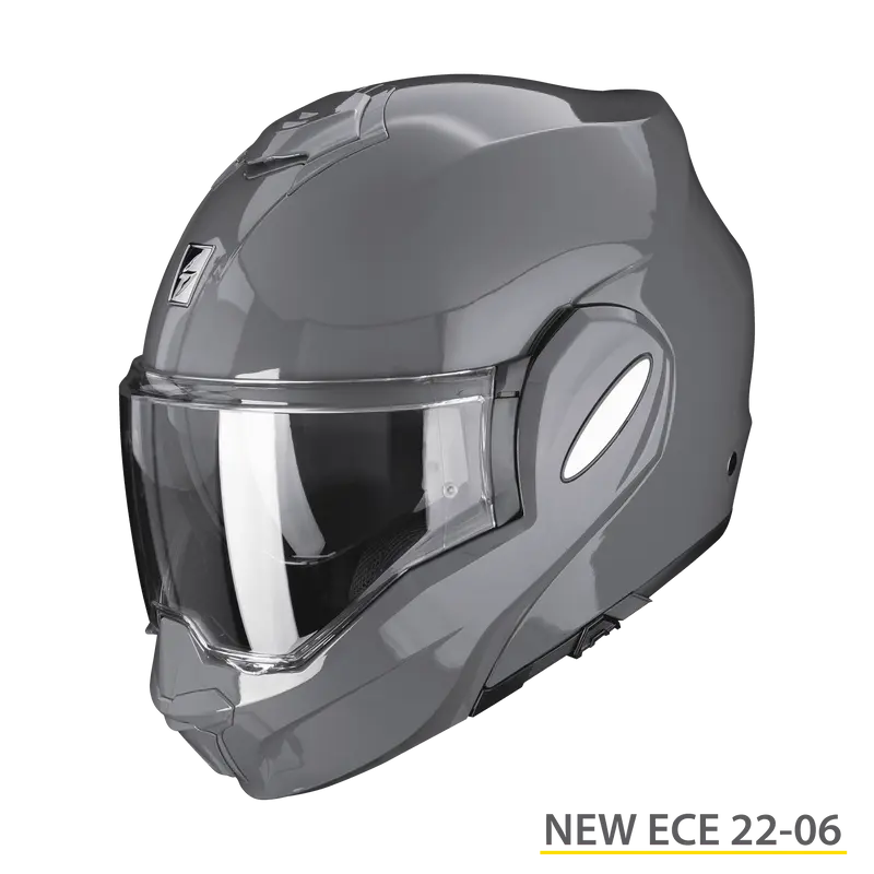 CASQUE SCORPION EXO TECH EVO SOLID GRIS CIMENT