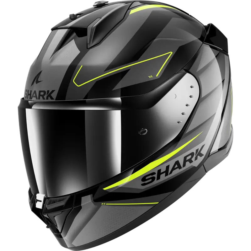 CASQUE SHARK D-SKWAL 3 SIZLER NOIR ANTHRACITE JAUNE