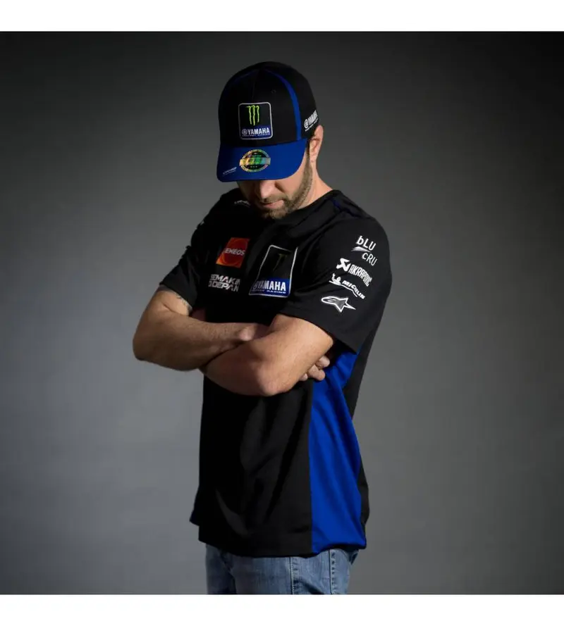 CASQUETTE ADULTE YAMAHA MOTOGP REPLICA NOIR BLEU