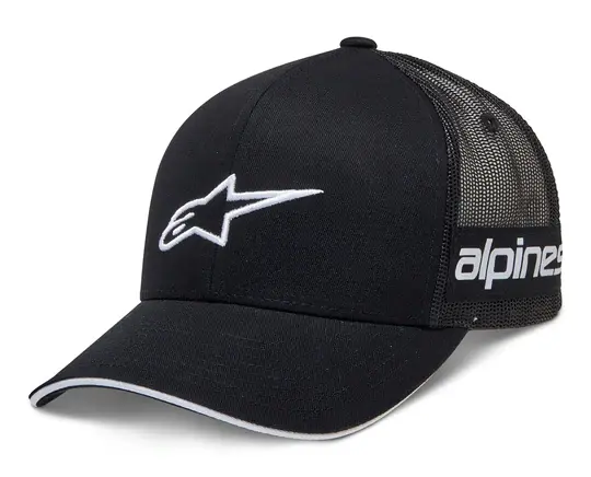 CASQUETTE ALPINESTARS BLACK STRAIGHT NOIR
