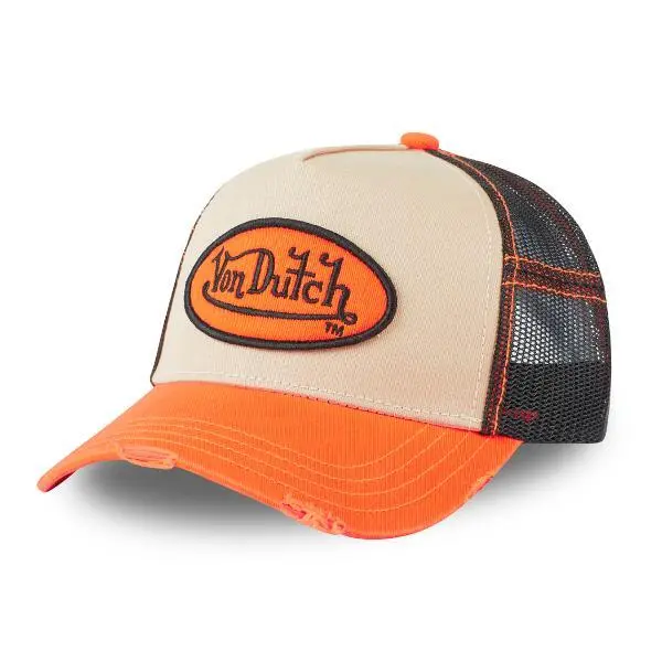 CASQUETTE HELSTONS VON DUTCH SUM ORANGE