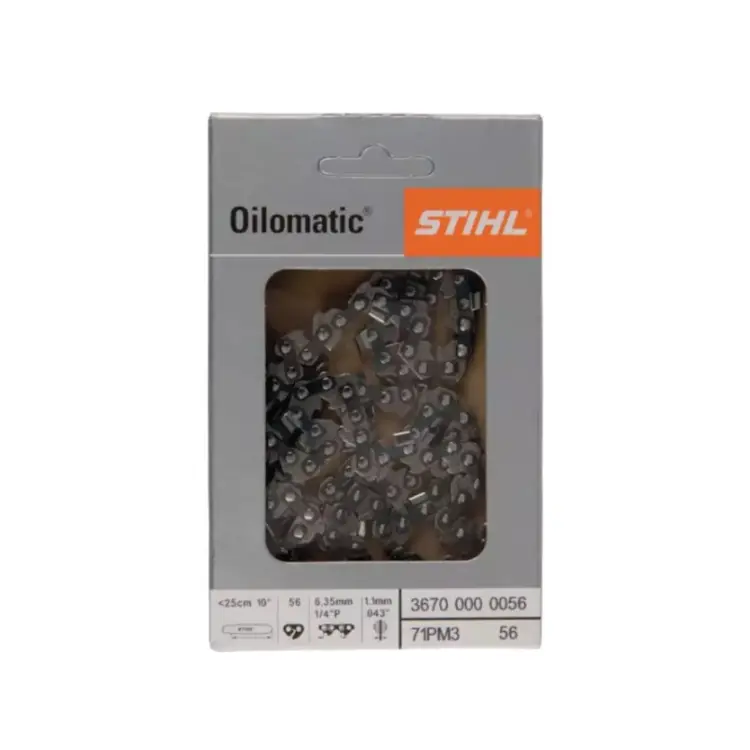 CHAINE DE TRONCONNEUSE 1/4" .043" (1.1 MM) 56 ENTRAINEURS ORIGINE STIHL" 36700000056