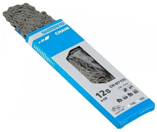 Chaîne Shimano SLX CN-M7100 12 vitesses 116 maillons - Nouveau Outlet