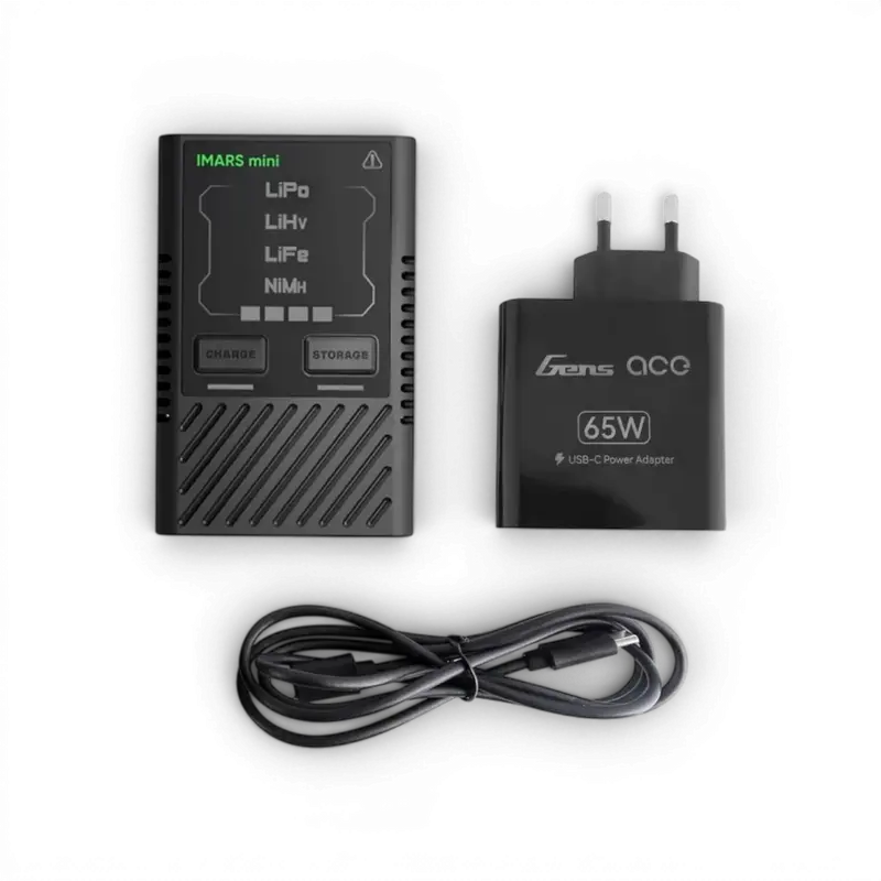 CHARGEUR IMARS MINI USB-C 2-4S & ADAPTATEUR 65W (EU)