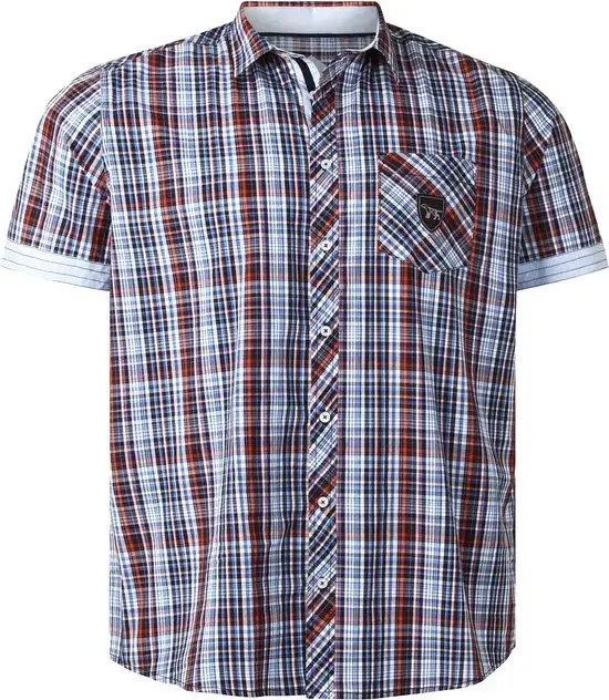 Charles Colby | Duke Beltram Overhemd Korte Mouw | Heren | XL