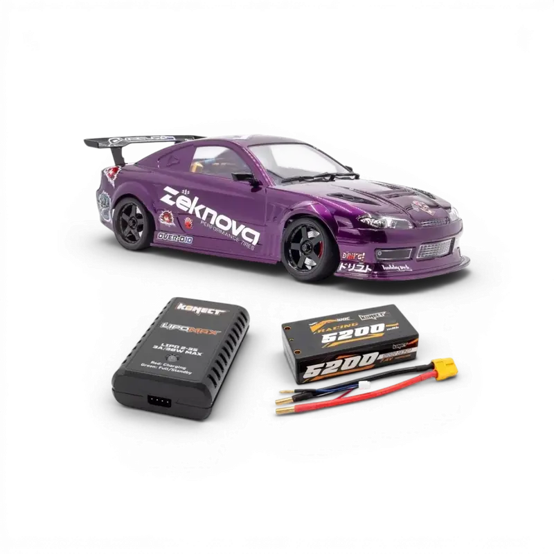 Châssis RC drift OVER-D10 RTR Brushless RWD Version Pack