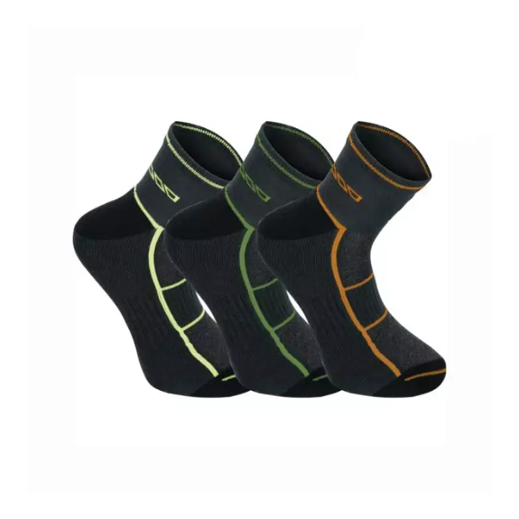 CHAUSSETTES DE TRAVAIL MI-HAUTES ALMER GRIS ANTHRACITE 39-42 LOT DE 3 PAIRES NORTH WAYS