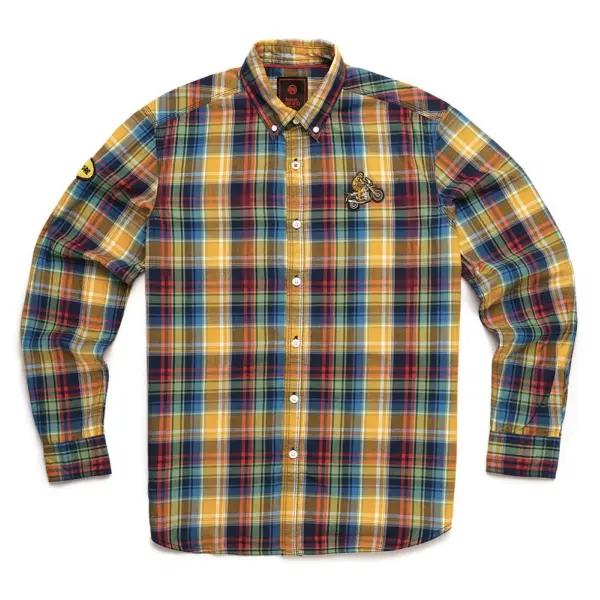 CHEMISE ROYAL ENFIELD HIMALAYAN HOMME JAUNE