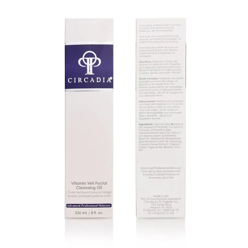 Circadia Huile Nettoyante Visage Vitamin Veil 236 ml - Neuf