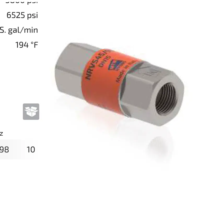 Clapet anti-retour NRVS45/90