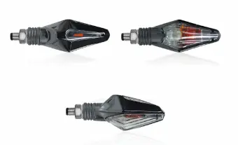 CLIGNOTANTS SLIVER NOIR/FUME