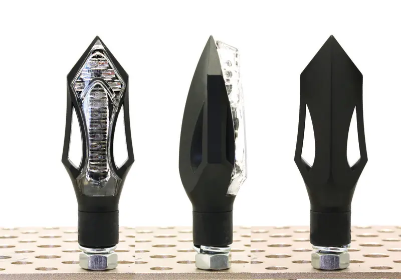 CLIGNOTANTS V PARTS ARROW LEDNOIR UNIVERSEL