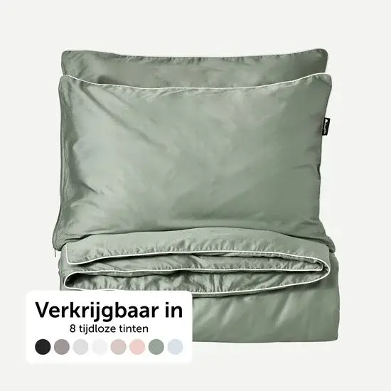 Cloudpillo Linge de lit Vert Sauge 200x220 - Nouveau Outlet