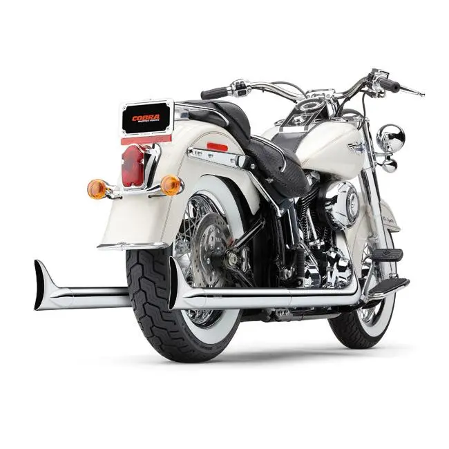 Cobra Echappement Bad Hombre Duals Fishtail pour Harley