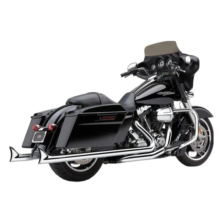 Cobra Echappement Fishtail Speedster Duals Chrome pour Harley
